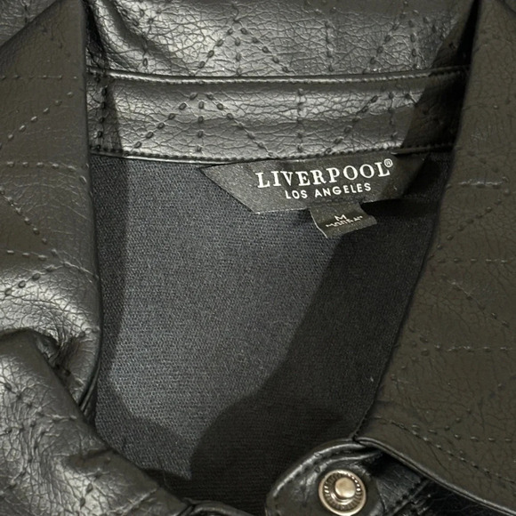 Liverpool Faux Leather Jacket NWT - Picture 5 of 7